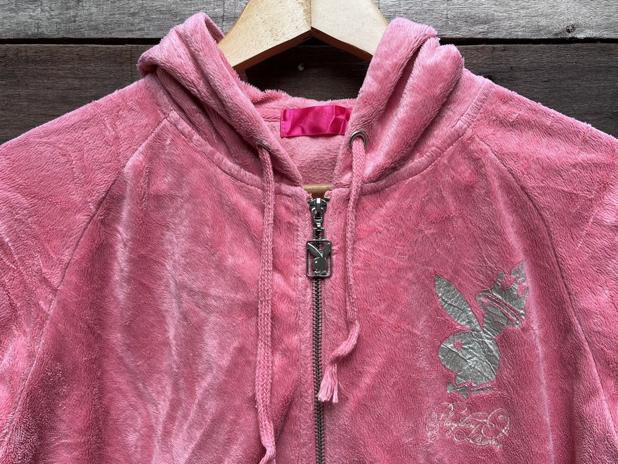 Playboy × Vintage Vintage Playboy Bunny Zipper Hoodie Size L / US 10 / IT 46 - 4 Thumbnail