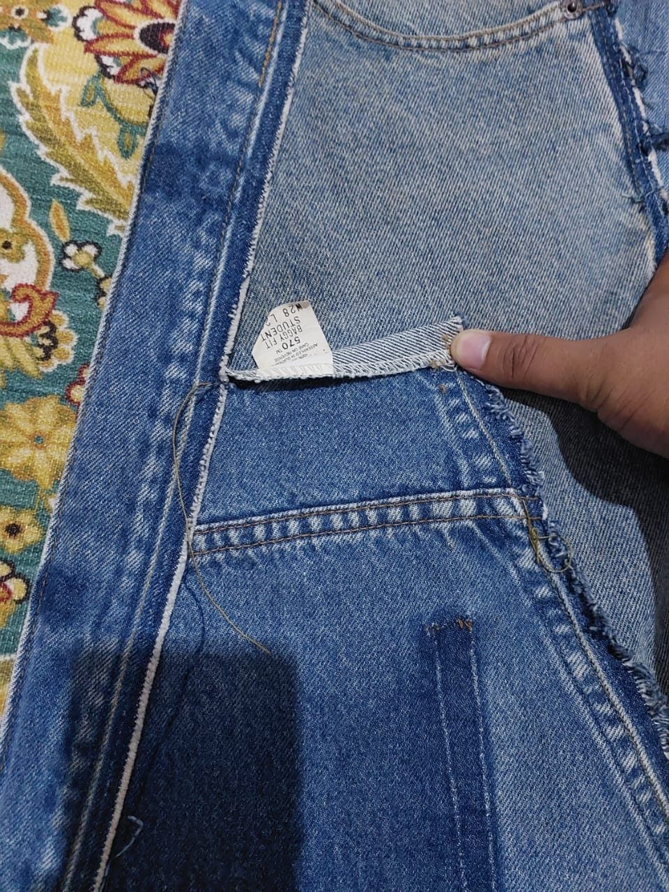 Levi's Vintage Clothing Levis custom Multi pocket Patchworks Jeans Size 31 Size US 31 - 8 Thumbnail