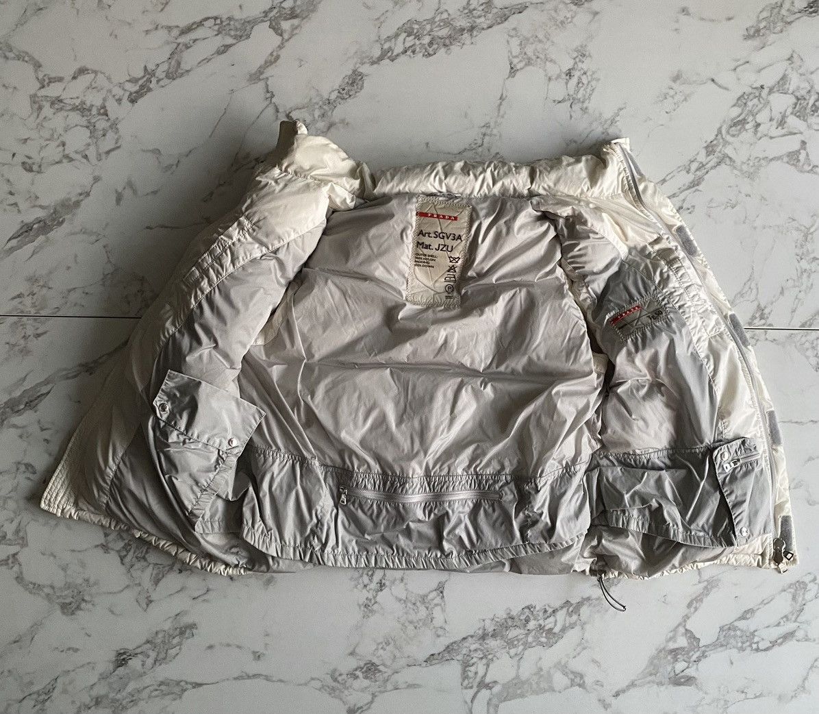 Prada × Vintage Vintage Prada Sport Vest in white Size US M / EU 48-50 / 2 - 4 Thumbnail