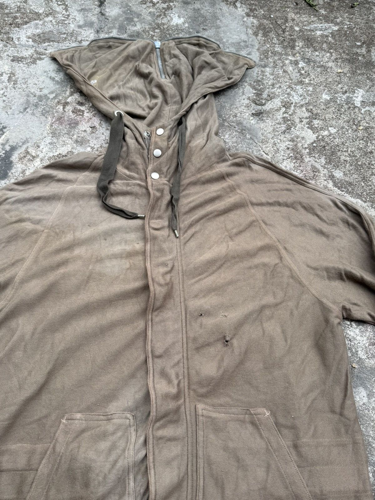 Marc Jacobs Marc Jacobs Military Trashed Hoodie Jacket Size US M / EU 48-50 / 2 - 4 Thumbnail