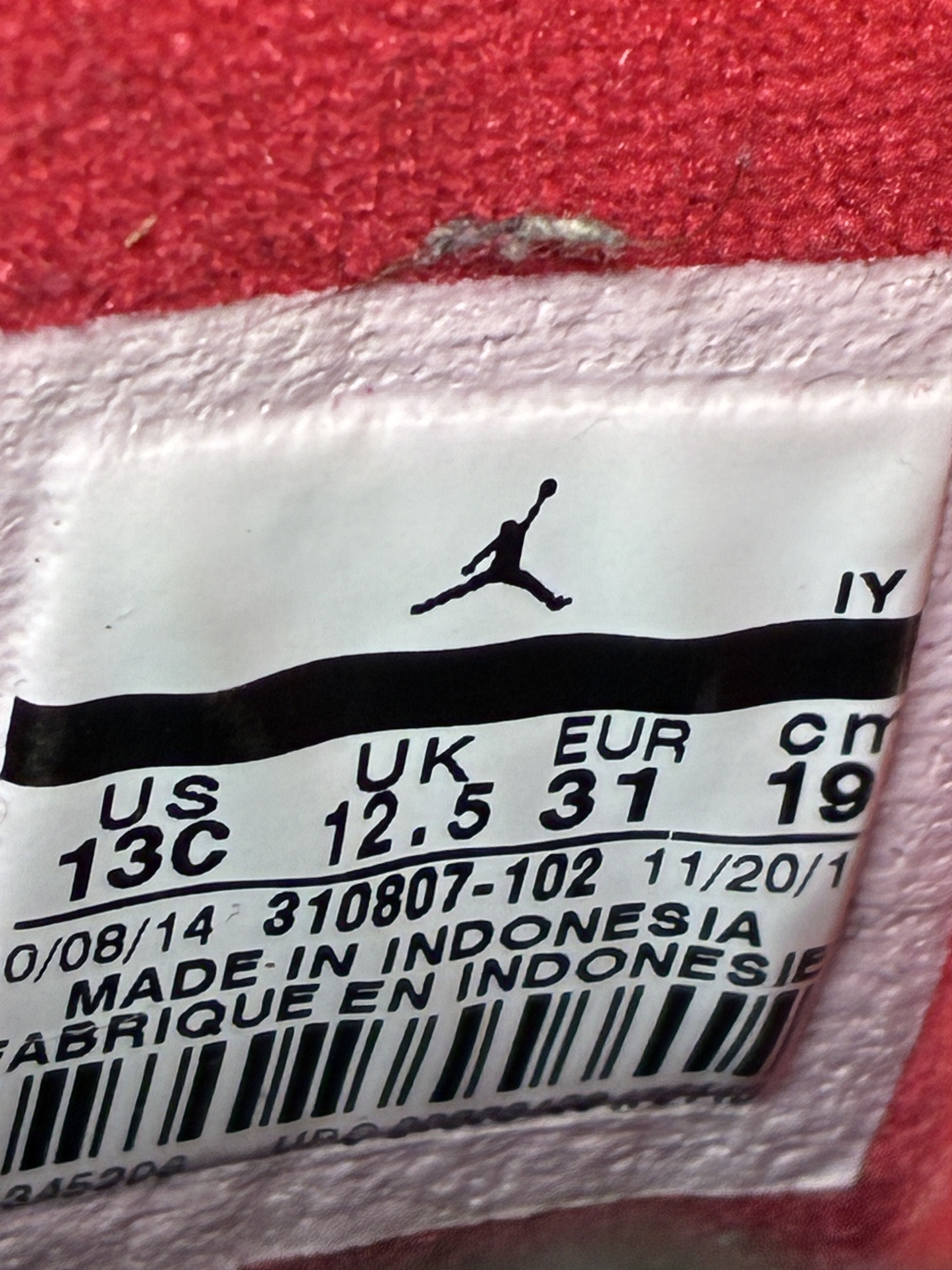 Nike Nike Air Jordan 10 Retro PS DOUBLE NICKEL 310807-102 Sz 13c Size US 13 / EU 46 - 7 Thumbnail