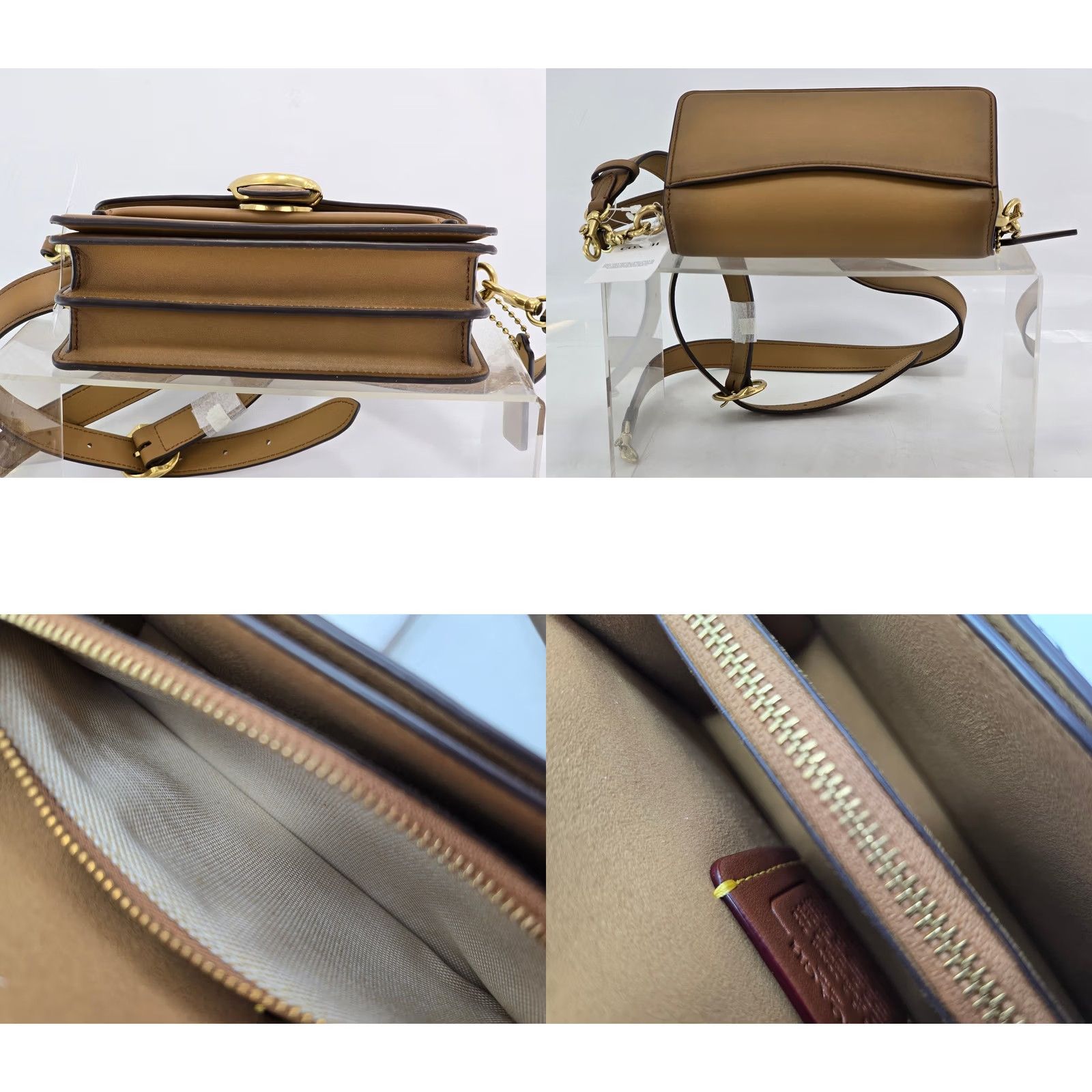 Coach Coach Tabby 20 Shoulder Bag Small Honey Brown Leather Womens New Size ONE SIZE - 9 Thumbnail