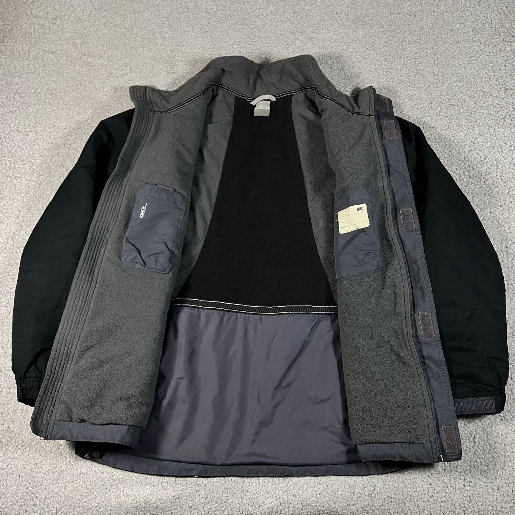 Nike Nike Jacket Mens M Black Y2K Full Zip Insulated Swoosh Windbreaker Vintage Size US M / EU 48-50 / 2 - 3 Thumbnail