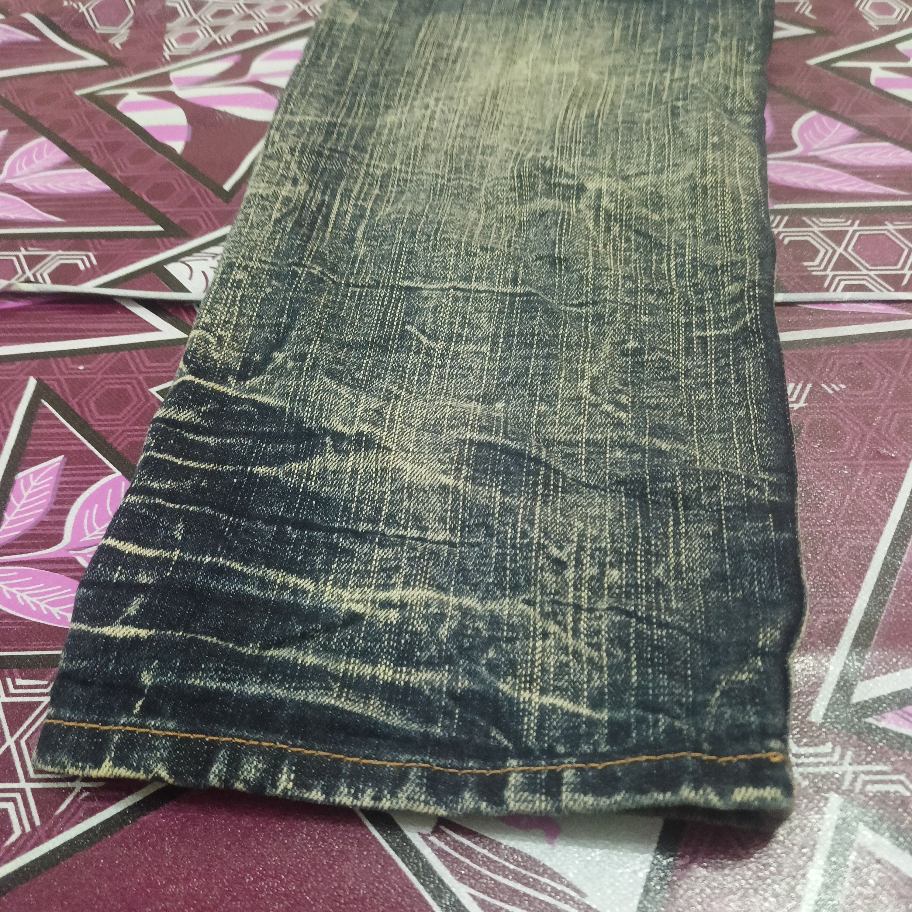 If Six Was Nine 💥Insane💥 Sick Sorridere Japan Flared Distressed Jeans Size US 30 / EU 46 - 21 Thumbnail