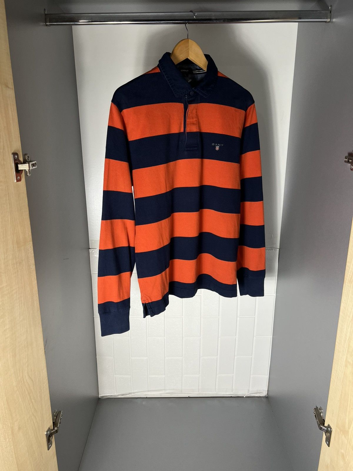 Gant VINTAGE GANT DESIGNER RUGBY LONG SLEEVE POLO RETRO Y2K 90s Size US L / EU 52-54 / 3 - 4 Thumbnail