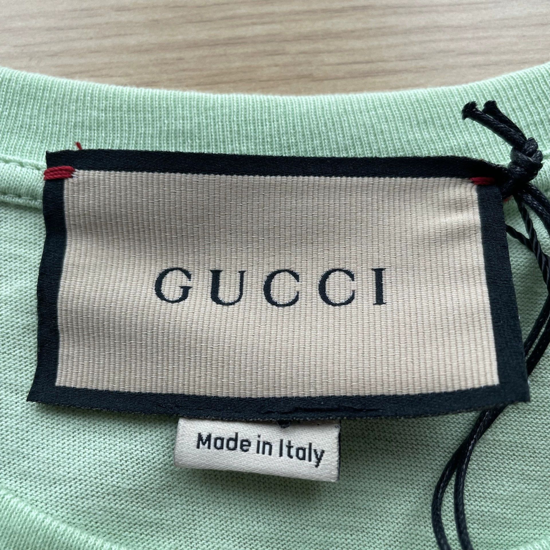 Gucci GUCCI Love Parade FW22 Star Print SS Tee Women's Mint M Size M / US 6-8 / IT 42-44 - 5 Thumbnail