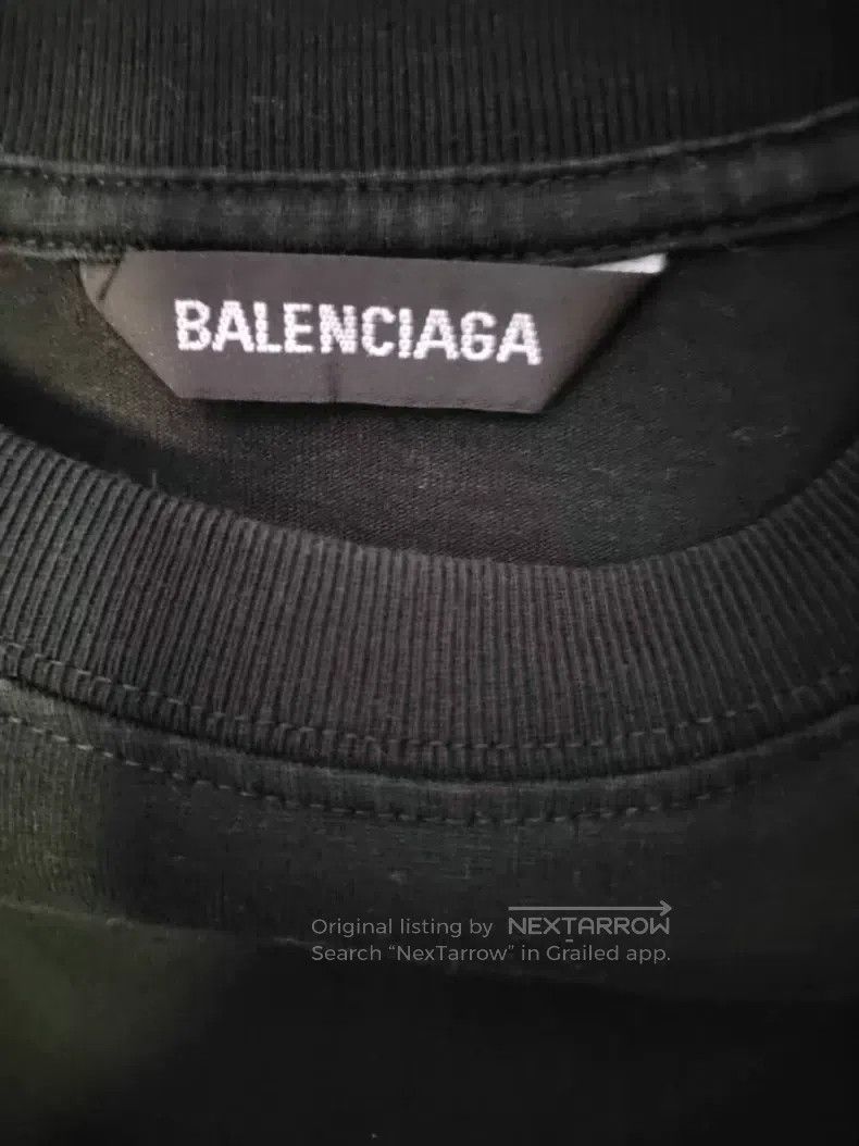 Balenciaga Balenciaga Short Sleeve T-Shirt with Buckle Size US XS / EU 42 / 0 - 3 Thumbnail