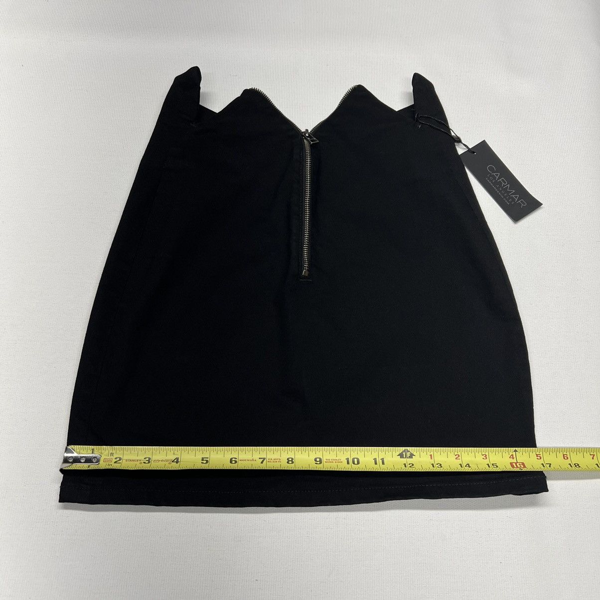 Other New Carmar Toby Skirt Black Zip Mini Stretch $178 MSRP Size 27" / US 4 / IT 40 - 13 Thumbnail