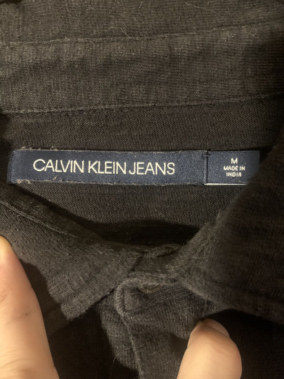 Calvin Klein Calvin Klein Jeans black long sleeve polo Size US M / EU 48-50 / 2 - 3 Thumbnail
