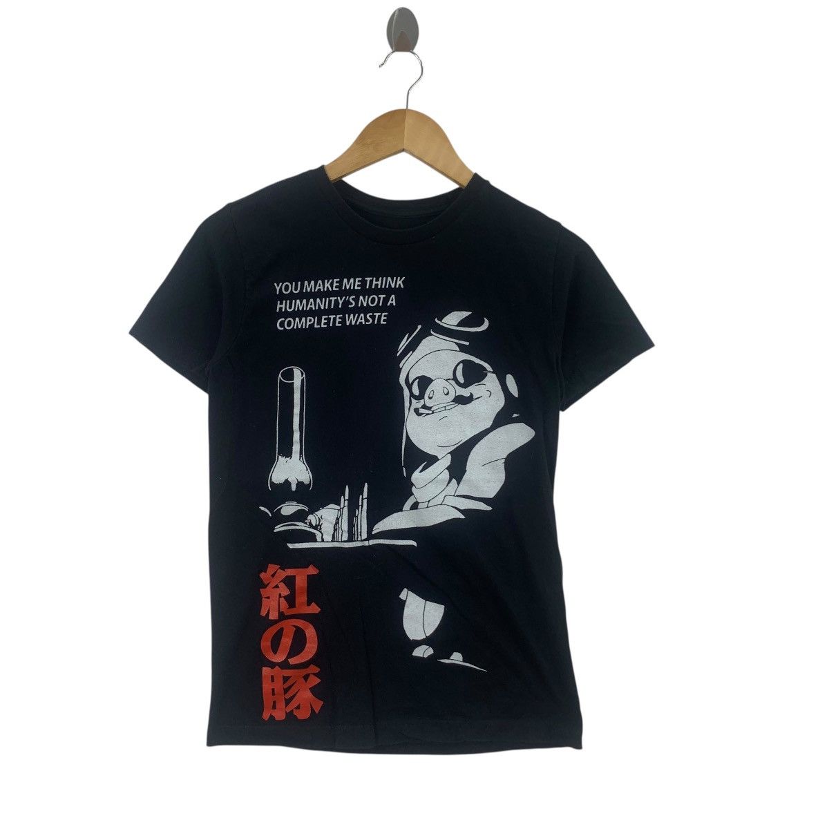 Anime PORCO ROSSO ANIME Studio Ghibli Hayao Miyazaki Tee Shirt Size XS / US 0-2 / IT 36-38 - 4 Thumbnail