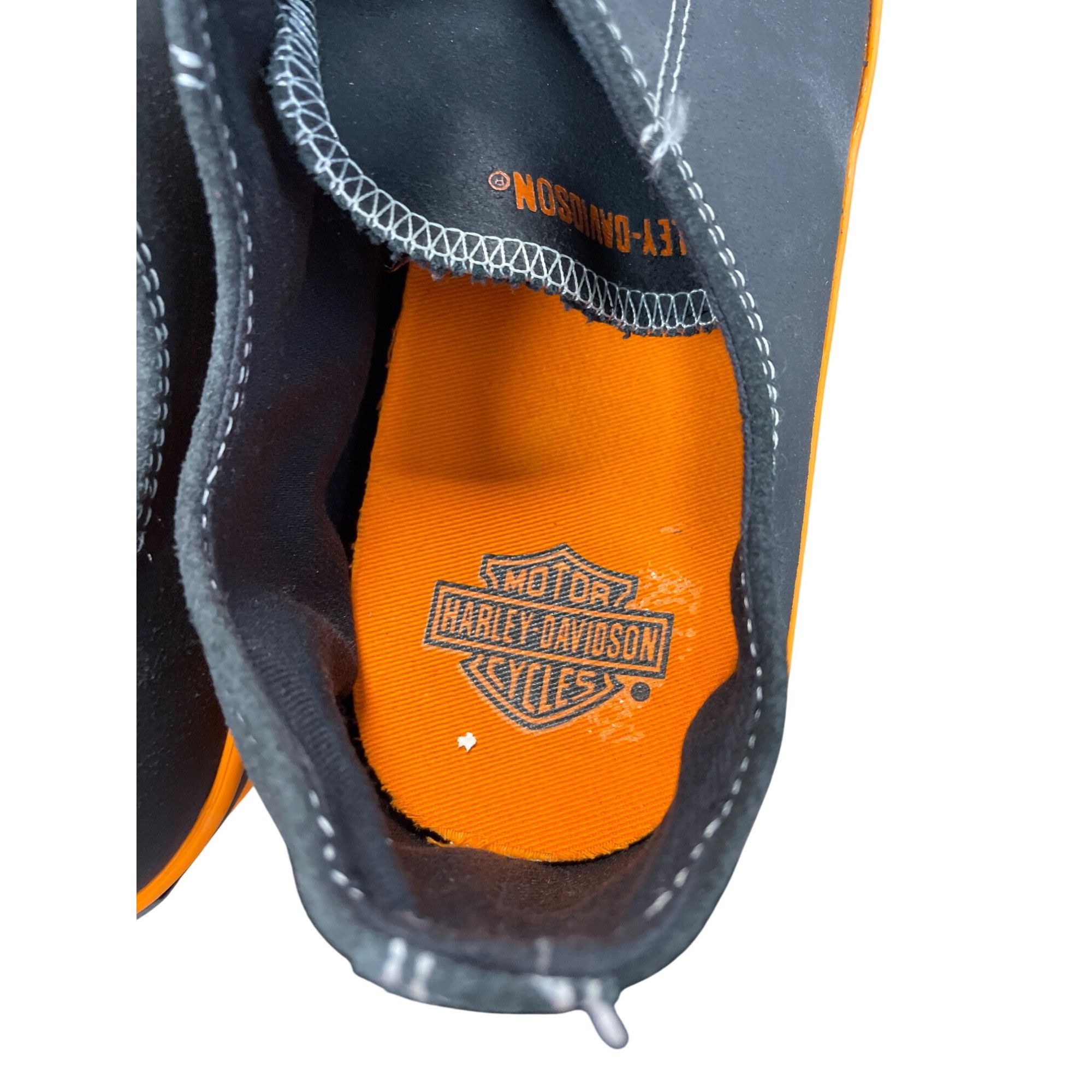 Harley Davidson Harley-Davidson Mens Low-Top Vulcon Black Orange Sneakers Si Size US 13 / EU 46 - 10 Thumbnail