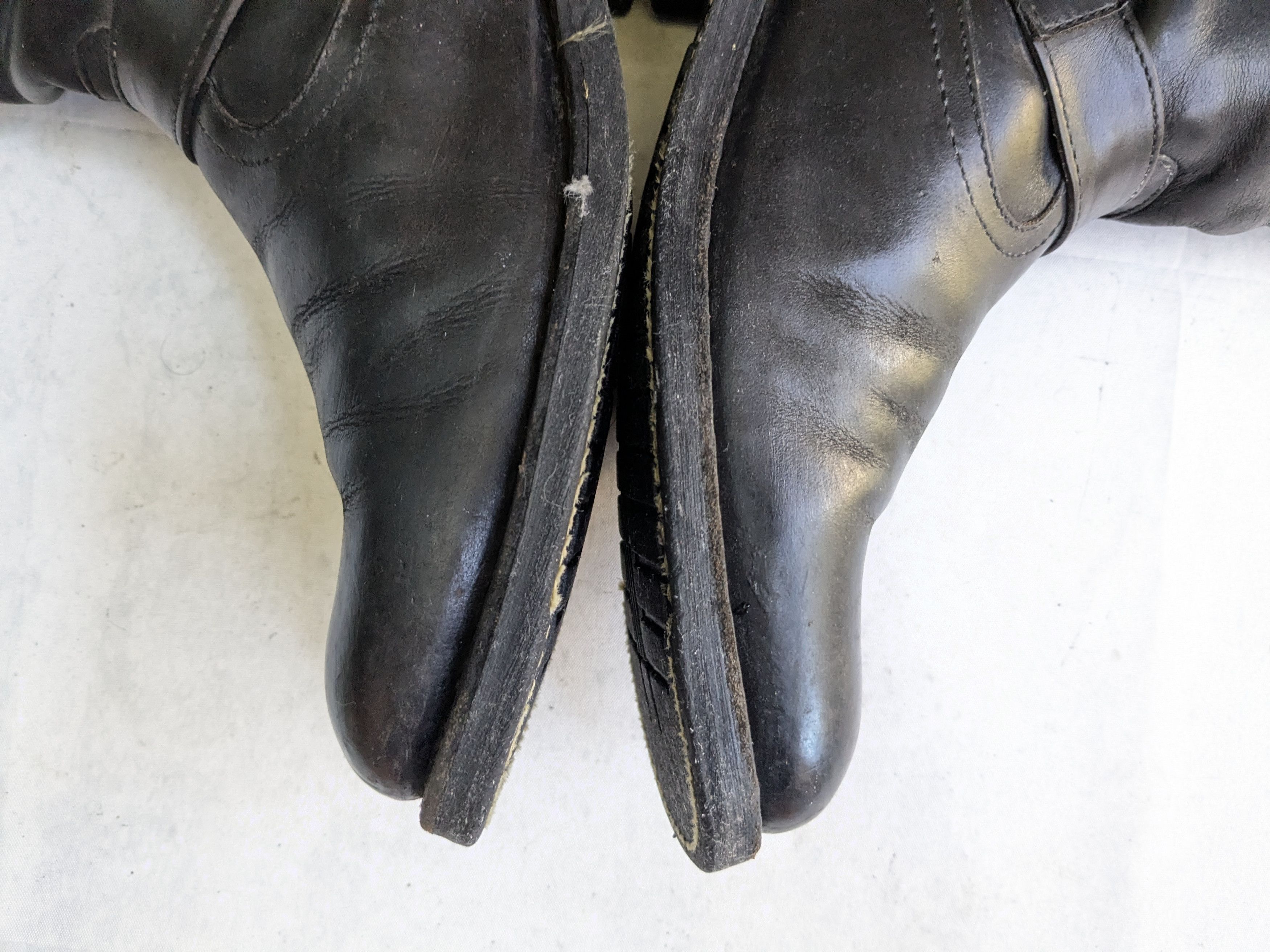 Frye Frye Engineer Boots Black Leather 9 D Buckle Size US 9 / EU 42 - 21 Thumbnail