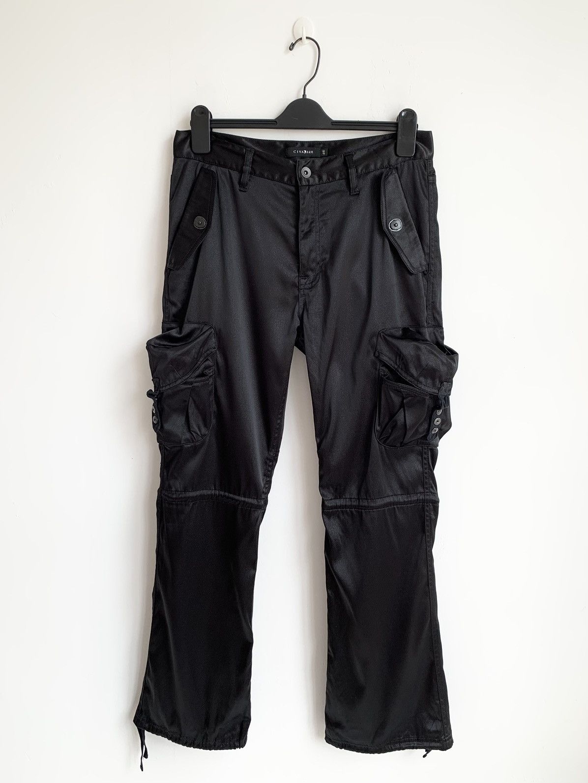 If Six Was Nine 2000s Civarize Gasmask Cargo Flared Pant | Grailed