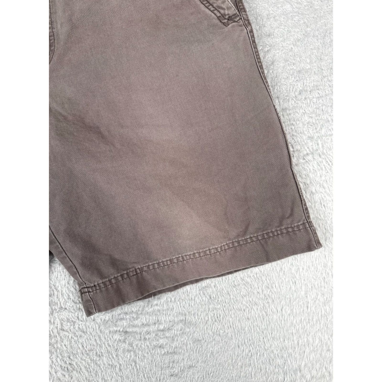 Vintage Columbia Shorts Men 38 Gray 100% Cotton Small Cargo Pocket Hike Camp 36x11 Size US 38 / EU 54 - 2 Thumbnail