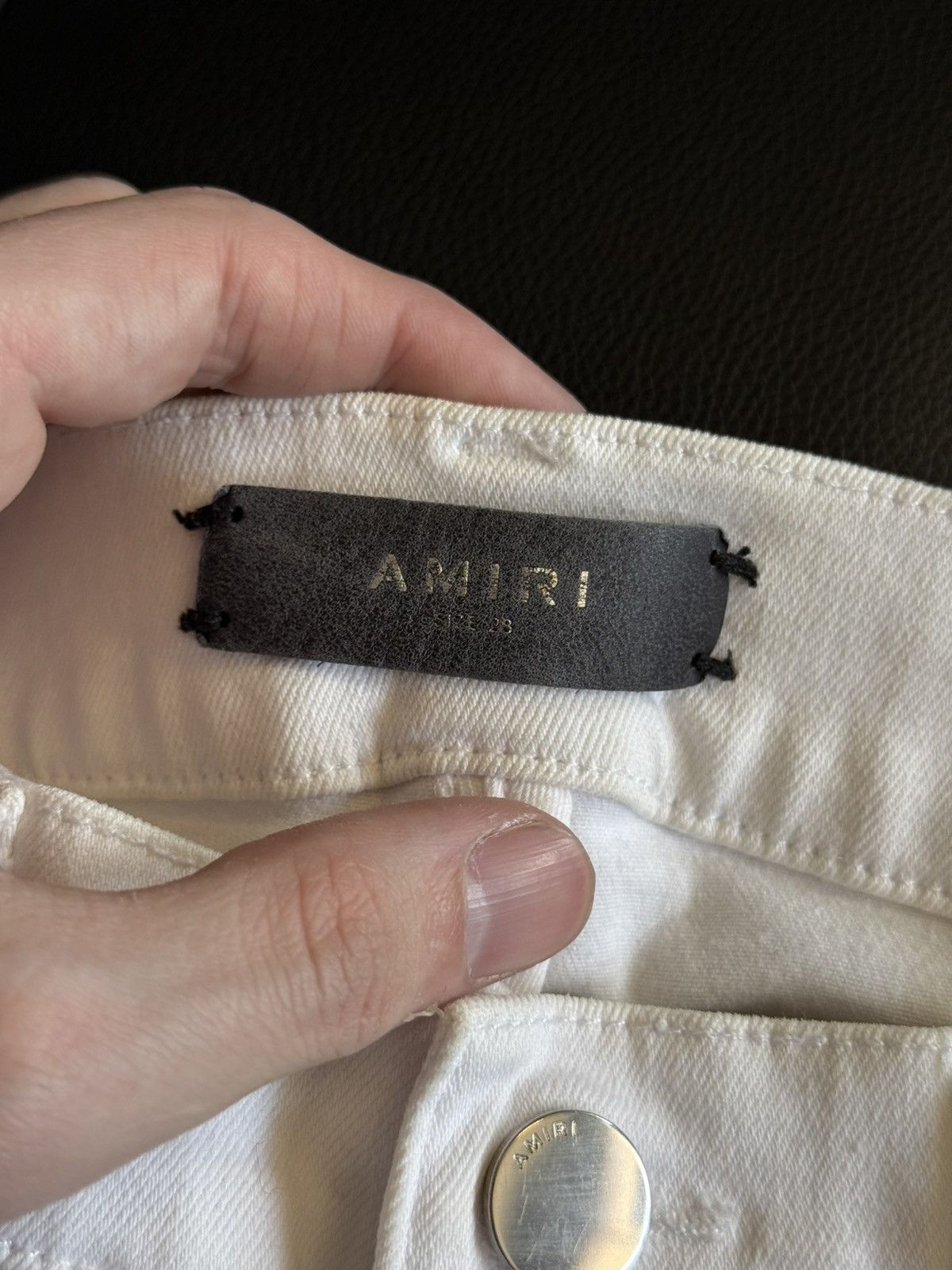Amiri Amiri Straight Leg White Jeans Size 28 Clean Size US 28 / EU 44 - 12 Thumbnail