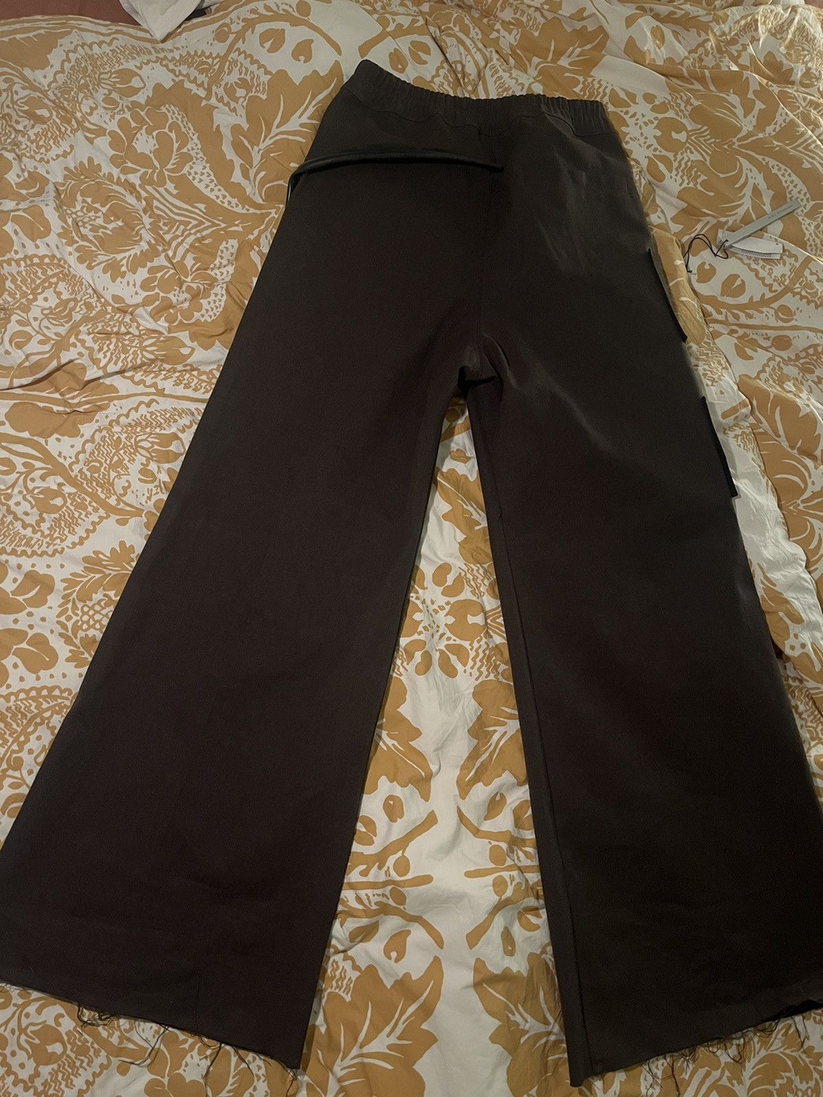 Rick Owens RICK OWENS RUNWAY WIDE BELAS IN ASH BROWN Size US 30 / EU 46 - 2 Thumbnail
