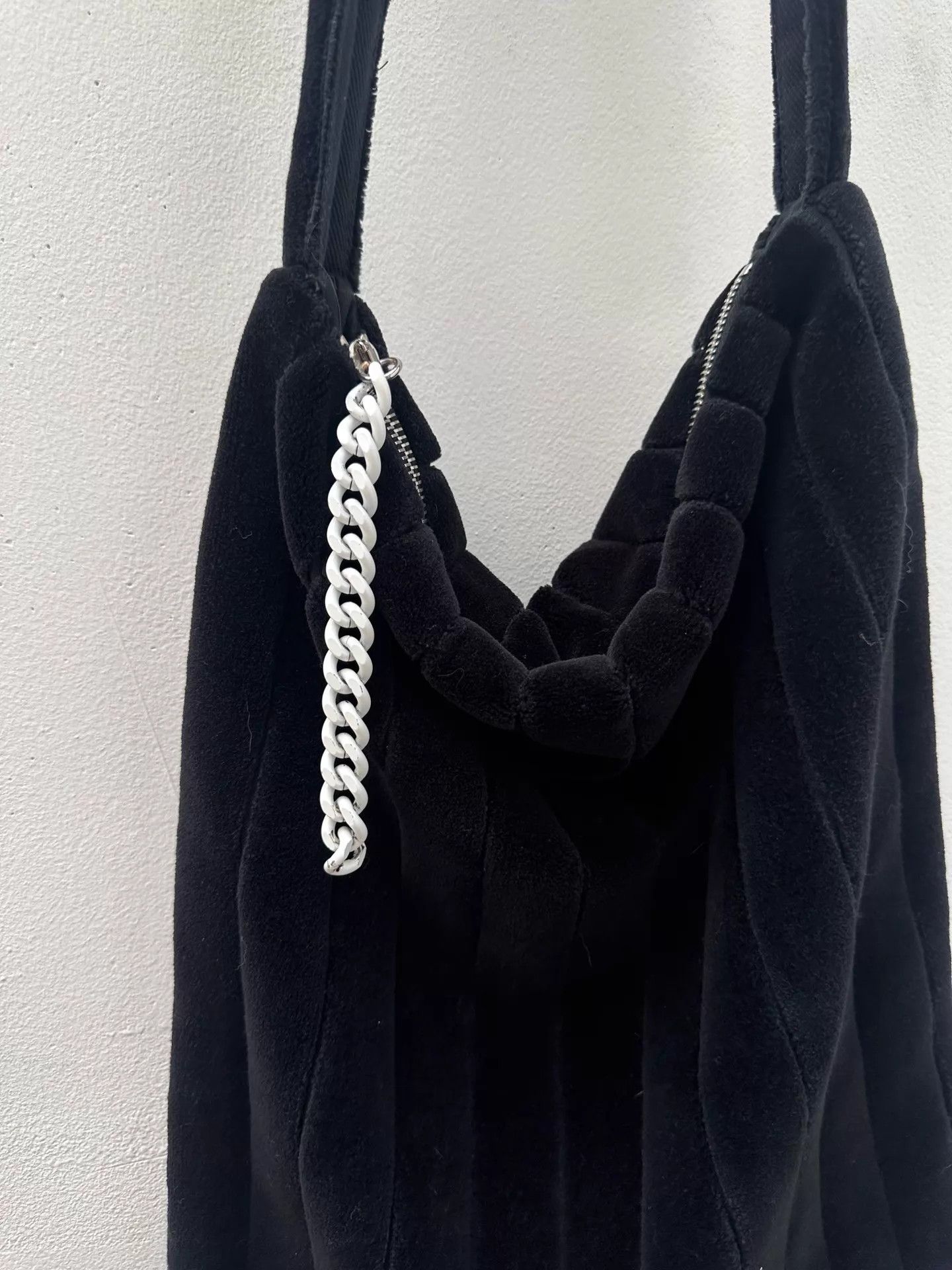 Raf Simons Raf Simons Chain Velvet Tote Bag Size ONE SIZE - 3 Thumbnail