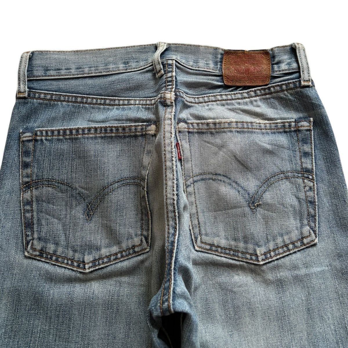 Levi's Vintage 90s Levis 502 Mud Wash Ripped Loose Jeans Size US 28 / EU 44 - 8 Thumbnail
