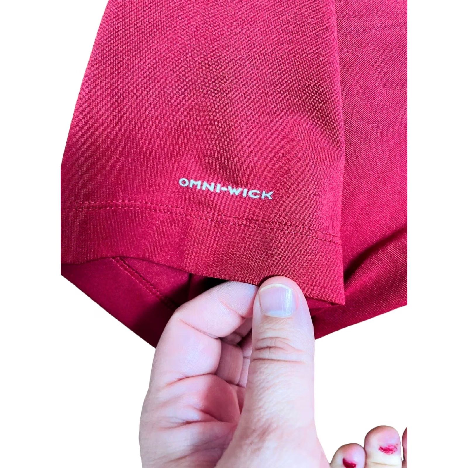 Vintage Columbia Polo Shirt Men XL Red Short Sleeve Knit Breaststroke Logo Golf Breathable Lightweight Regular Polo Size US XL / EU 56 / 4 - 6 Thumbnail