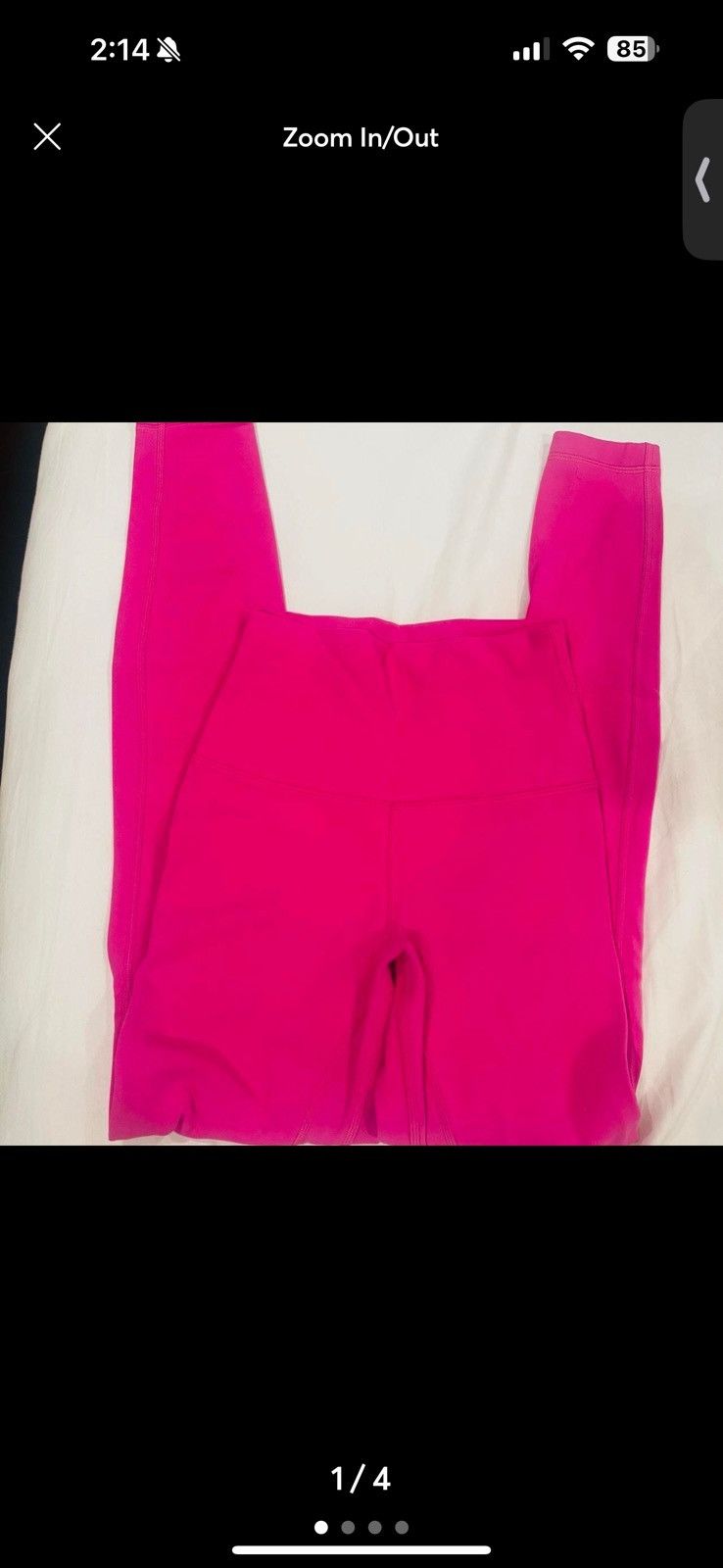 Lululemon Sonic pink lululemon leggings Size 25" / US 0 / IT 36 - 2 Thumbnail
