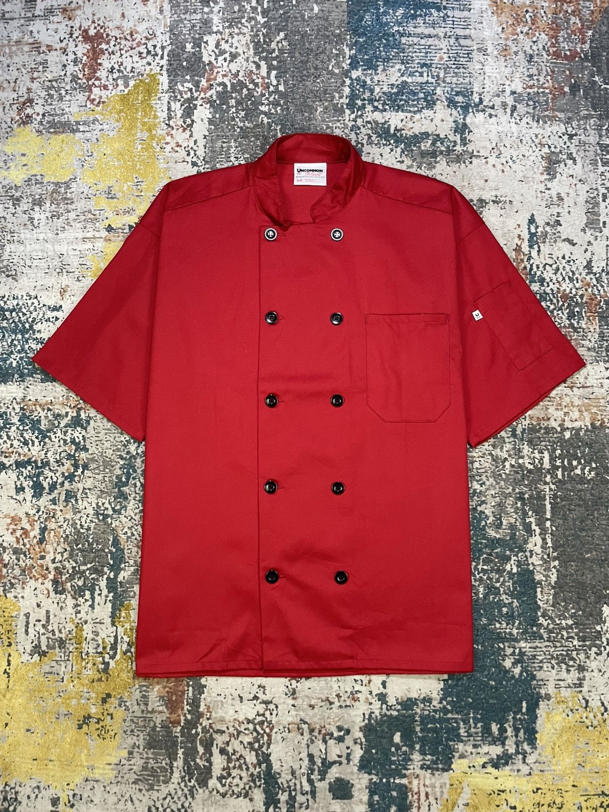 Vintage Vintage Uncommon Threads Chef Work Jacket Size US L / EU 52-54 / 3 - 1 Thumbnail
