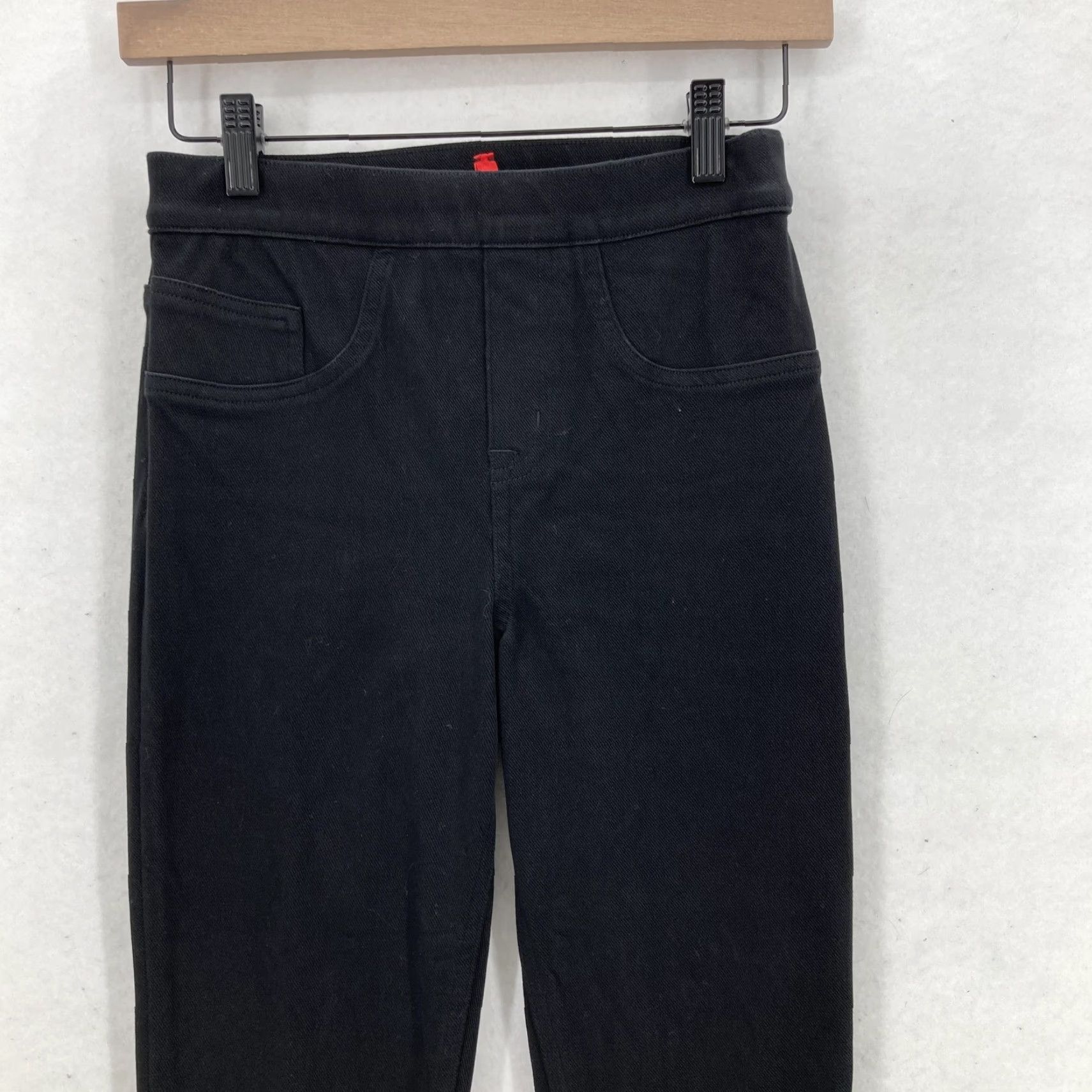 Spanx Spanx Pants Womens XS Tall Black Jean-ish Leggings High Rise Shaping Skinny Pants Size 26" / US 2 / IT 38 - 2 Thumbnail