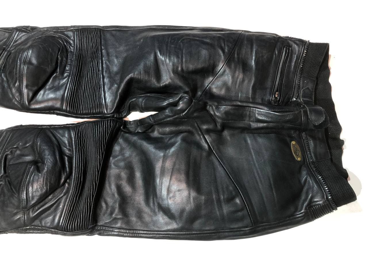 Leather × Vintage Germot Vintage Rare Moto Racing Leather Pants Size US 31 - 8 Thumbnail