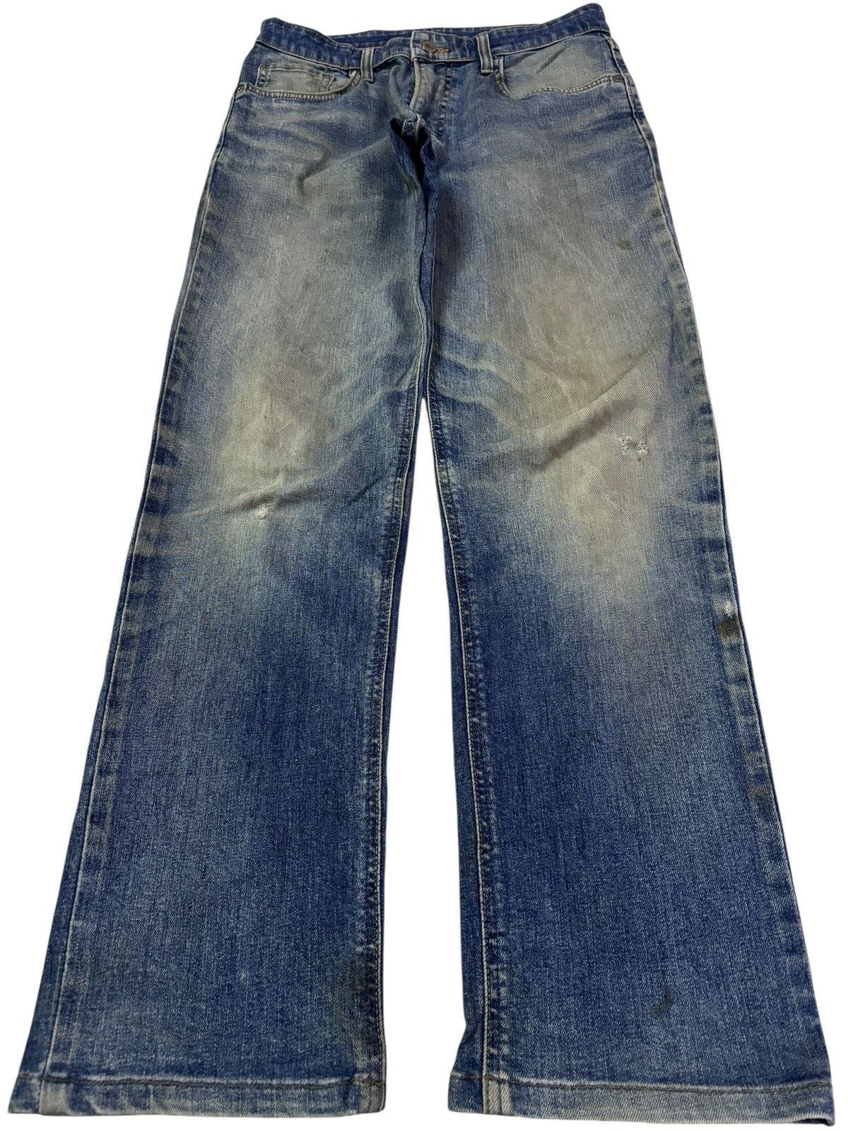 Edwin Vintage Edwin 403 Japan Distressed Jeans Size US 30 / EU 46 - 1 Thumbnail