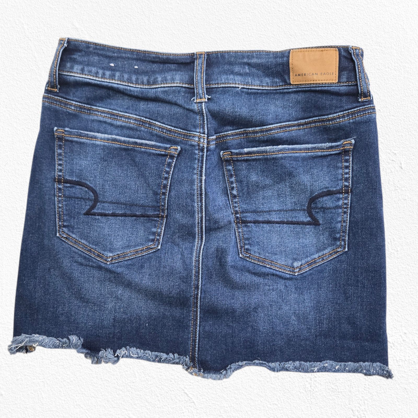 American Eagle Outfitters American Eagle Hi Rise Denim Mini Skirt Size 6 Size 28" / US 6 / IT 42 - 9 Thumbnail