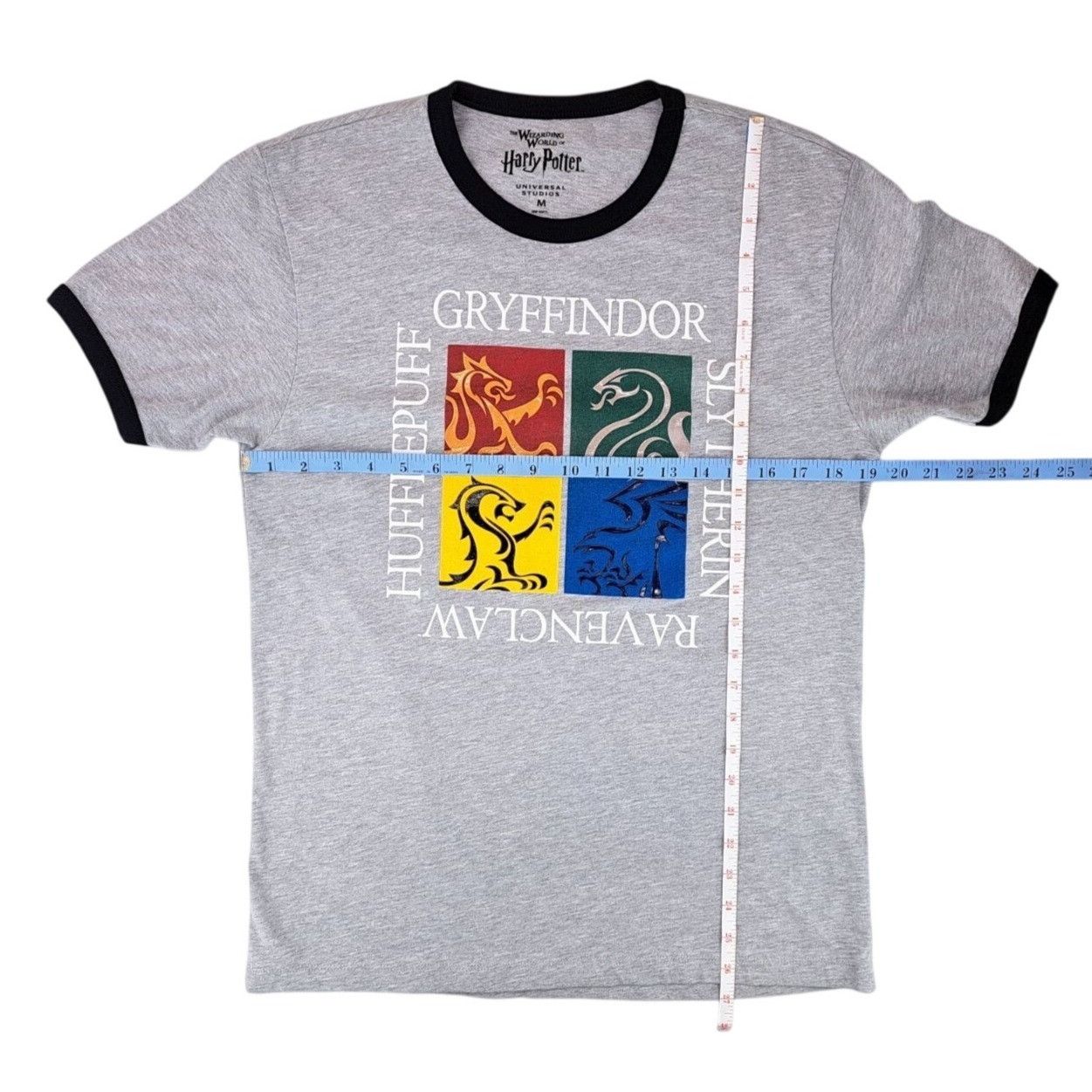 Universal Studios Harry Potter T-Shirt Medium Gray Ringer Wizarding World Size US M / EU 48-50 / 2 - 6 Thumbnail