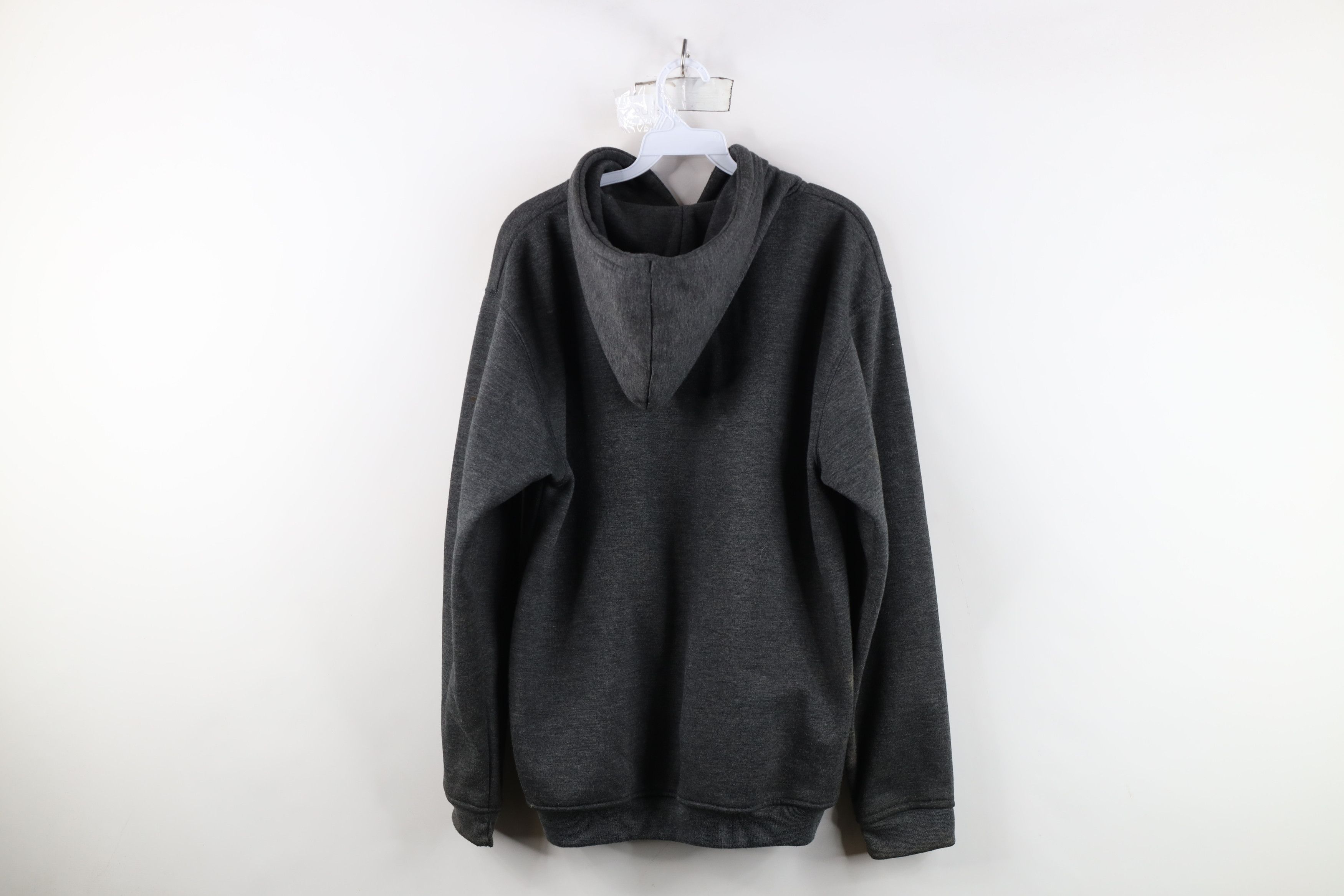 Vintage Vintage 90s Block S Michigan State University Hoodie Gray Size US M / EU 48-50 / 2 - 14 Thumbnail