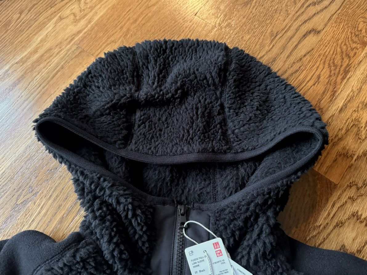 Uniqlo × White Mountaineering Medium Black Fleece Long-Sleeve Hoodie Pullover Jacket Coat Size US M / EU 48-50 / 2 - 4 Thumbnail