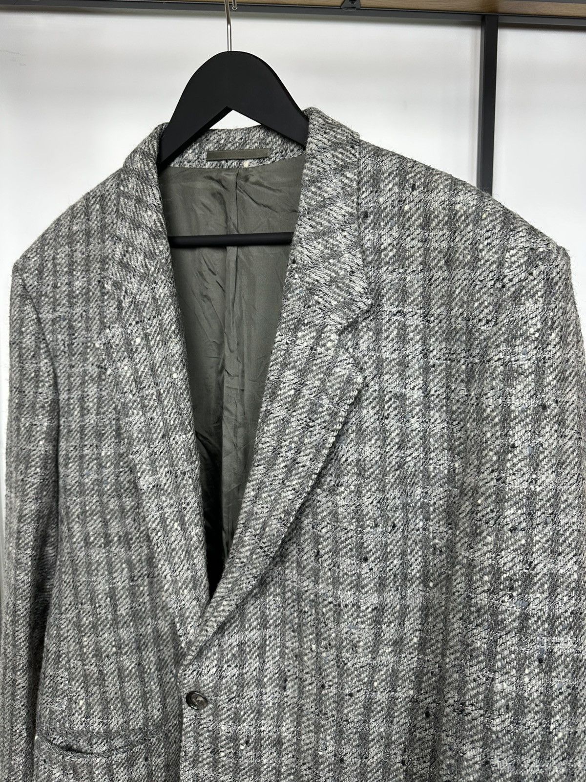 Hugo Boss Hugo Boss Wool Blazer 80's Vintage Made in West Germany Mens Size 54R - 8 Thumbnail