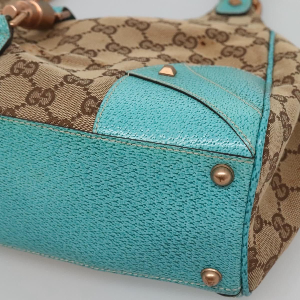 Gucci GUCCI GG Canvas Jackie Shoulder Bag Beige Size ONE SIZE - 11 Thumbnail