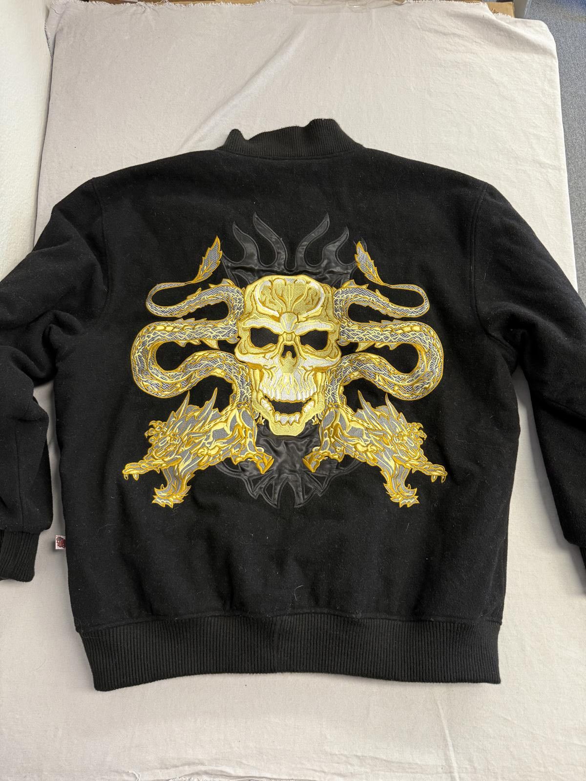 Designer Miskeen Originals Skull Dragon Varsity Jacket Philly XL Size US XL / EU 56 / 4 - 1 Thumbnail