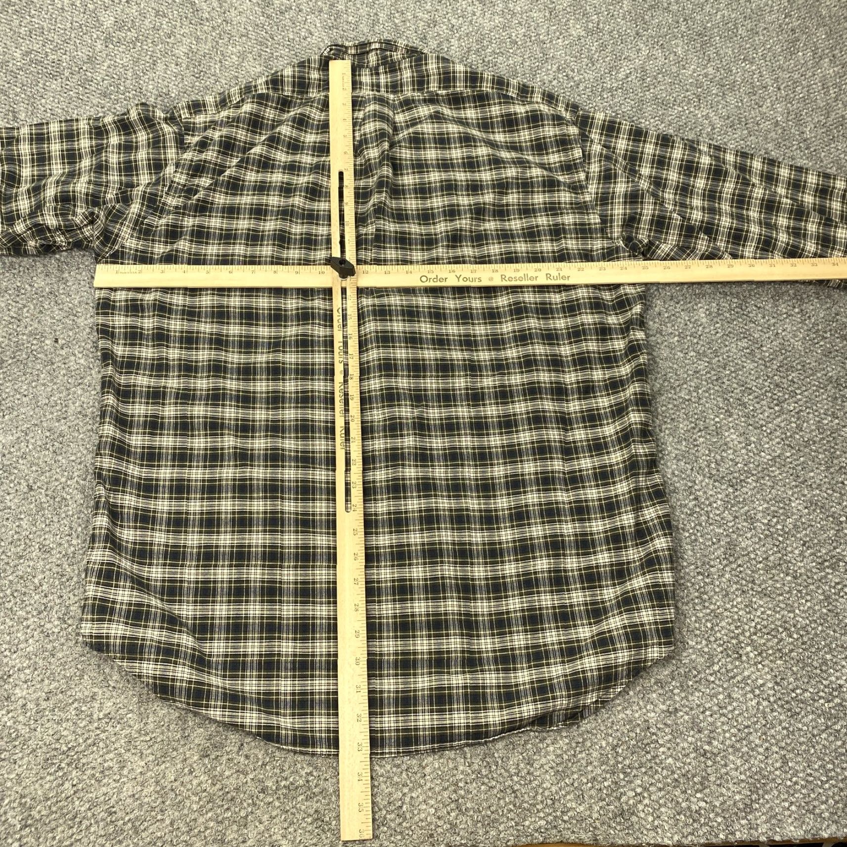 Ralph Lauren Ralph Lauren Men's Shirt Large Green Blue Plaid Cotton Long Sleeve Button-Down Classic Preppy Size US L / EU 52-54 / 3 - 7 Thumbnail