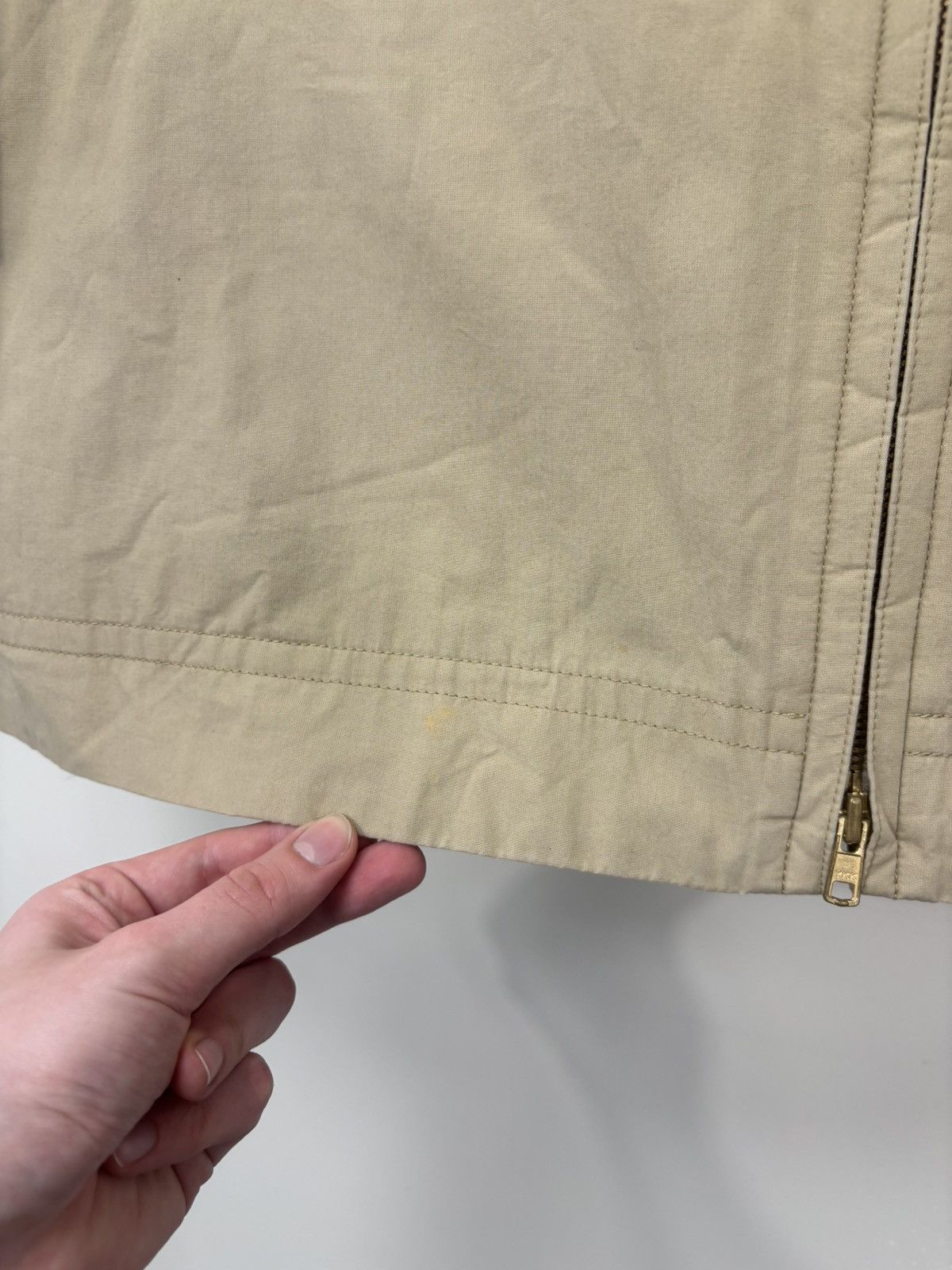 Bogner Bogner Women’s Beige Cotton Short Trench Coat Jacket Size XL / US 12-14 / IT 48-50 - 16 Thumbnail
