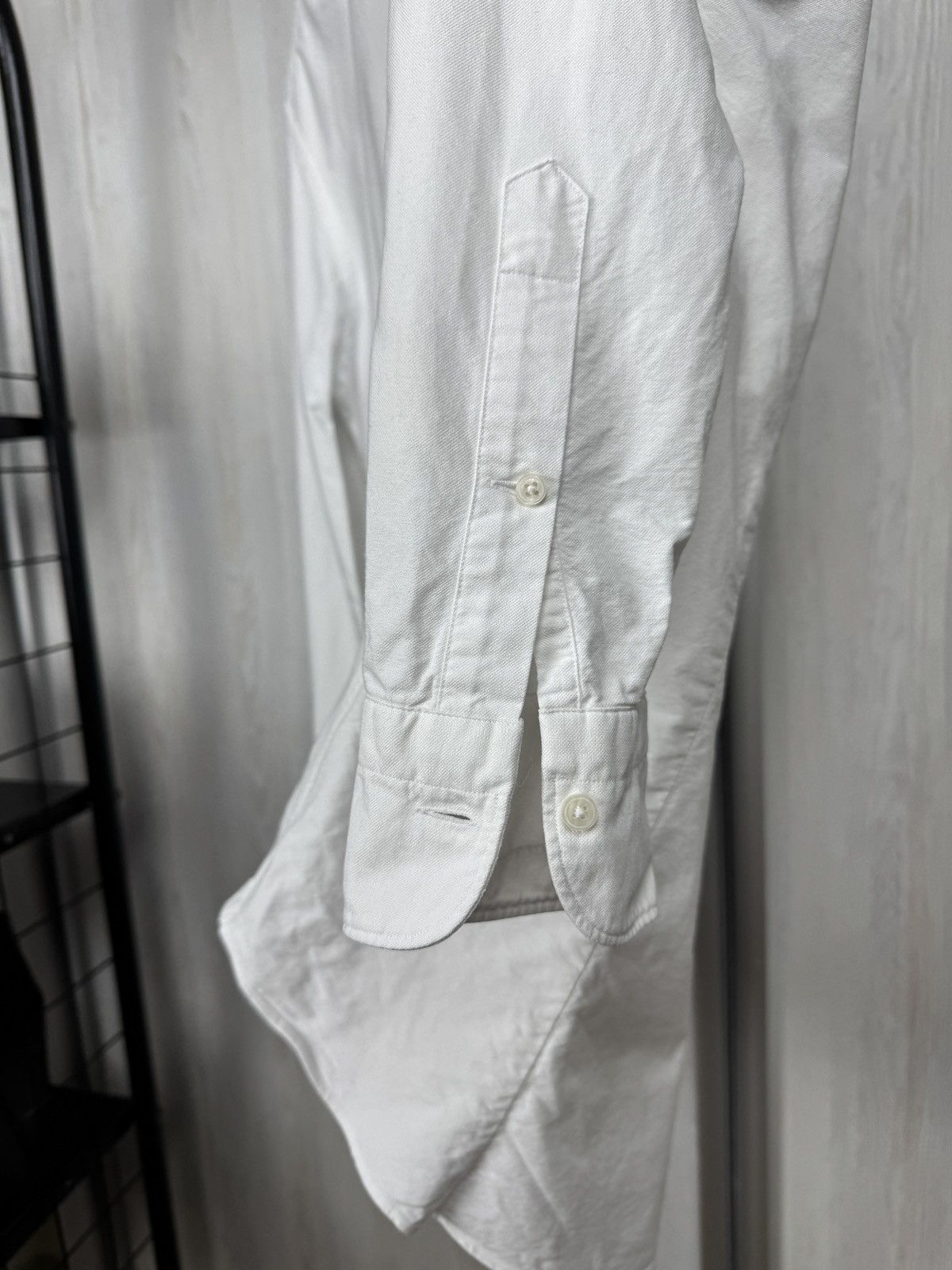 Suitsupply Suitsupply white half button collarless slim fit shirt Size US M / EU 48-50 / 2 - 6 Thumbnail