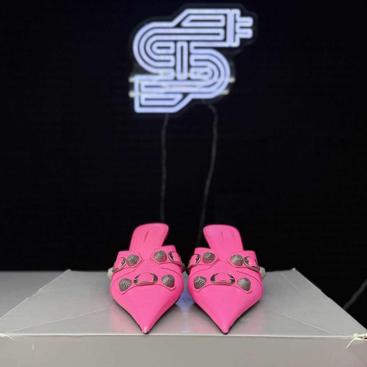 Balenciaga Balenciaga Cagole Heels Pink Size US 9.5 / IT 39.5 - 4 Thumbnail