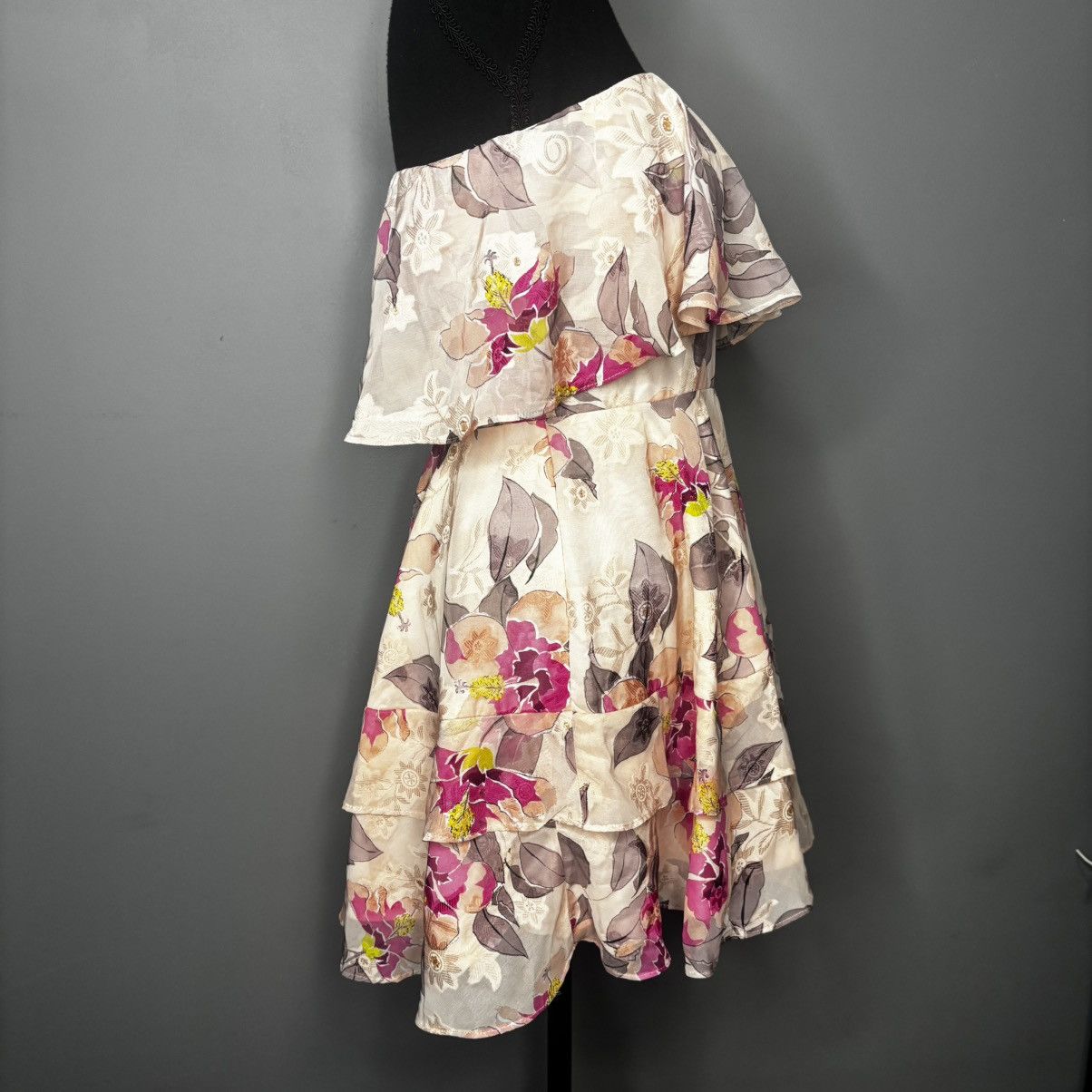 Lulus Lulus Perfect Paradise Strapless Jacquard Mini Dress Size S Size S / US 4 / IT 40 - 4 Thumbnail