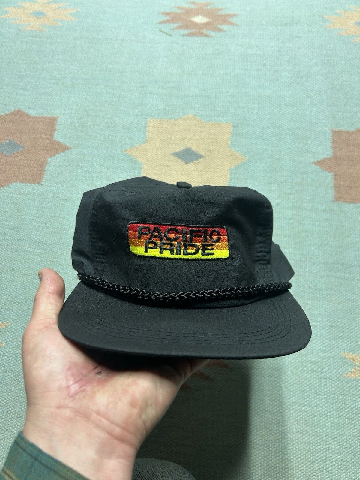 Vintage Vintage Strapback hat pacific pride gas fuel embroidered Size ONE SIZE - 2 Thumbnail