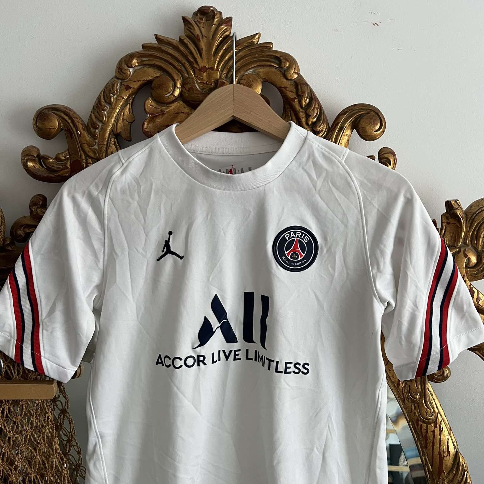 Jordan Brand × Nike PSG PARIS SAINT-GERMAIN FOOTBALL SOCCER JERSEY Sz S Size US S / EU 44-46 / 1 - 3 Thumbnail