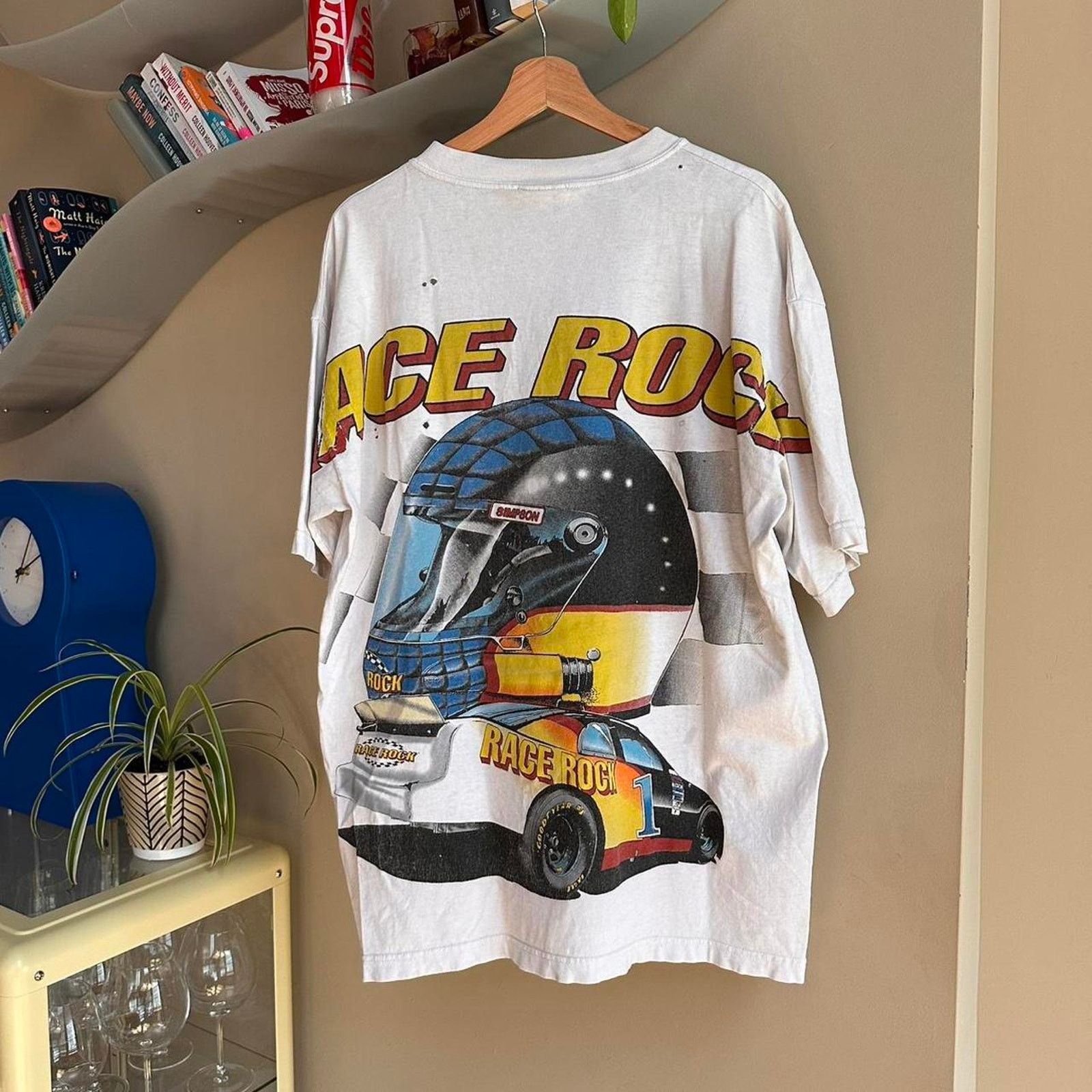 NASCAR × Vintage Vintage Race Rock NASCAR AOP Shirt Size US XL / EU 56 / 4 - 4 Thumbnail