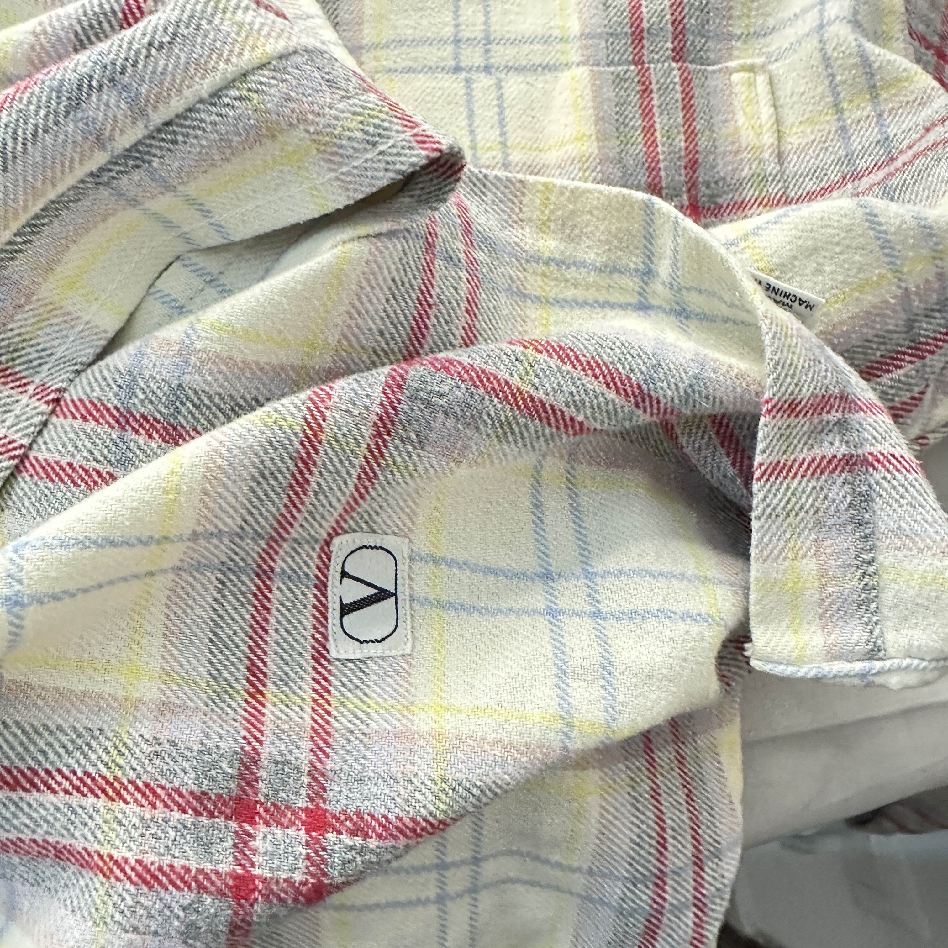 Valentino Camicia VALENTINO Flanella A Quadri – M Size US M / EU 48-50 / 2 - 6 Thumbnail