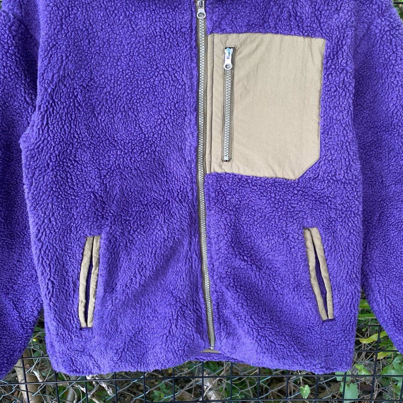 Japanese Brand × Purple Wego Deep Pile Fleece Zipper Jacket Size US M / EU 48-50 / 2 - 3 Thumbnail