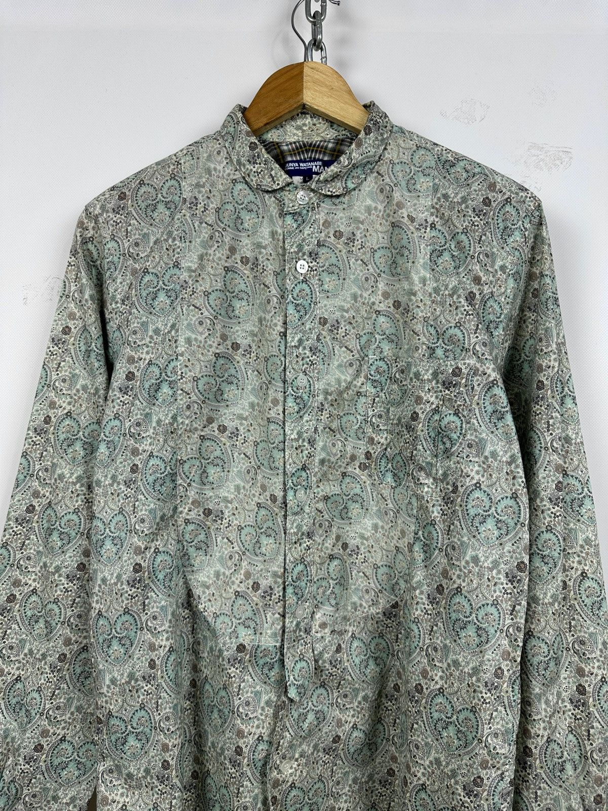 Junya Watanabe Comme des Garçons Junya Watanabe MAN Paisley Button Up Shirt Size US L / EU 52-54 / 3 - 4 Thumbnail