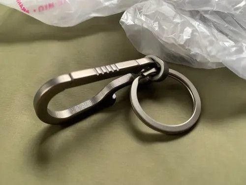 Other 8cm Titanium Alloy Street Bottle Opener Carabiner Size ONE SIZE - 3 Thumbnail