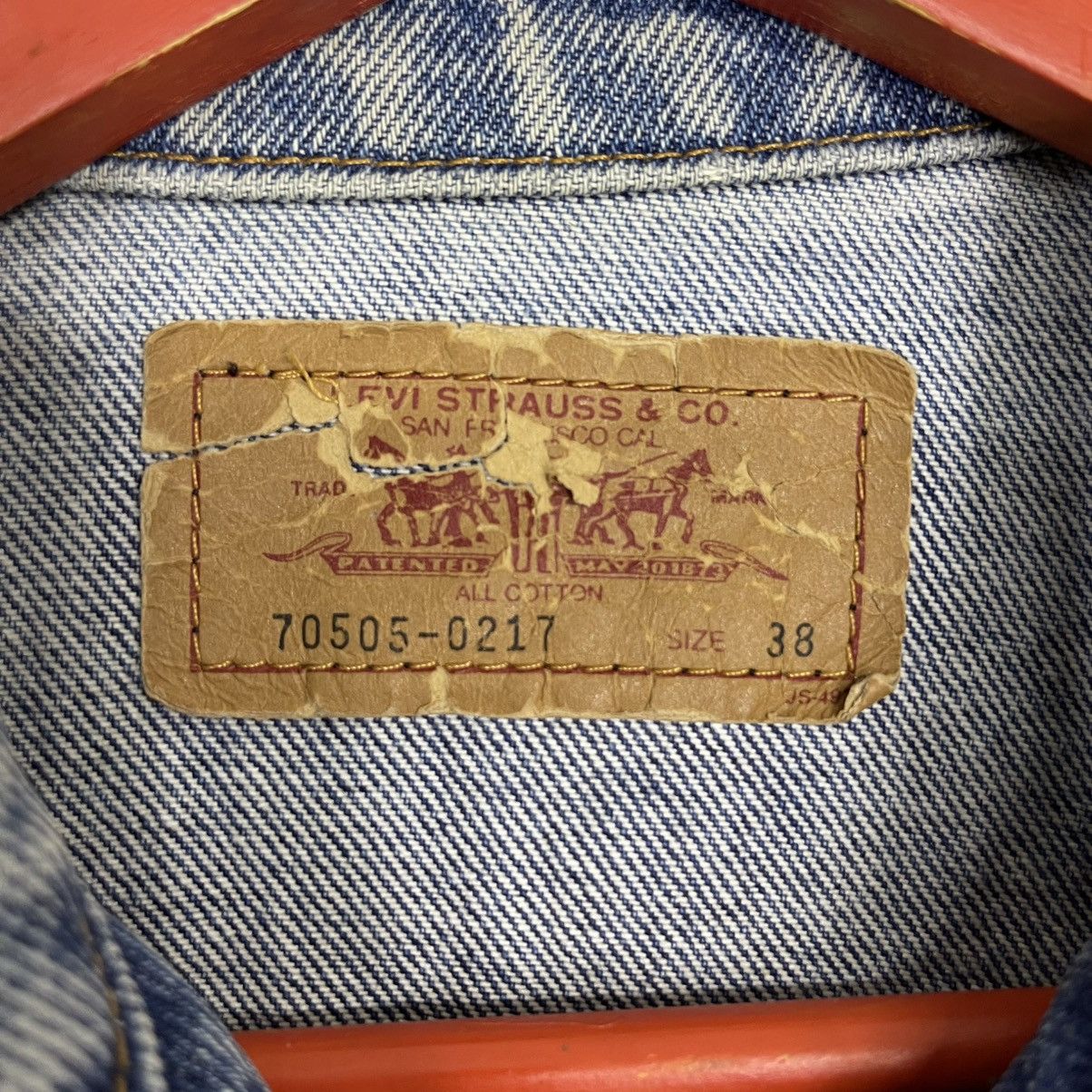Levi's × Levi's Vintage Clothing × Vintage Vintage Levis Cut Off Style Denim Vest 70505-0217 Size US S / EU 44-46 / 1 - 5 Thumbnail