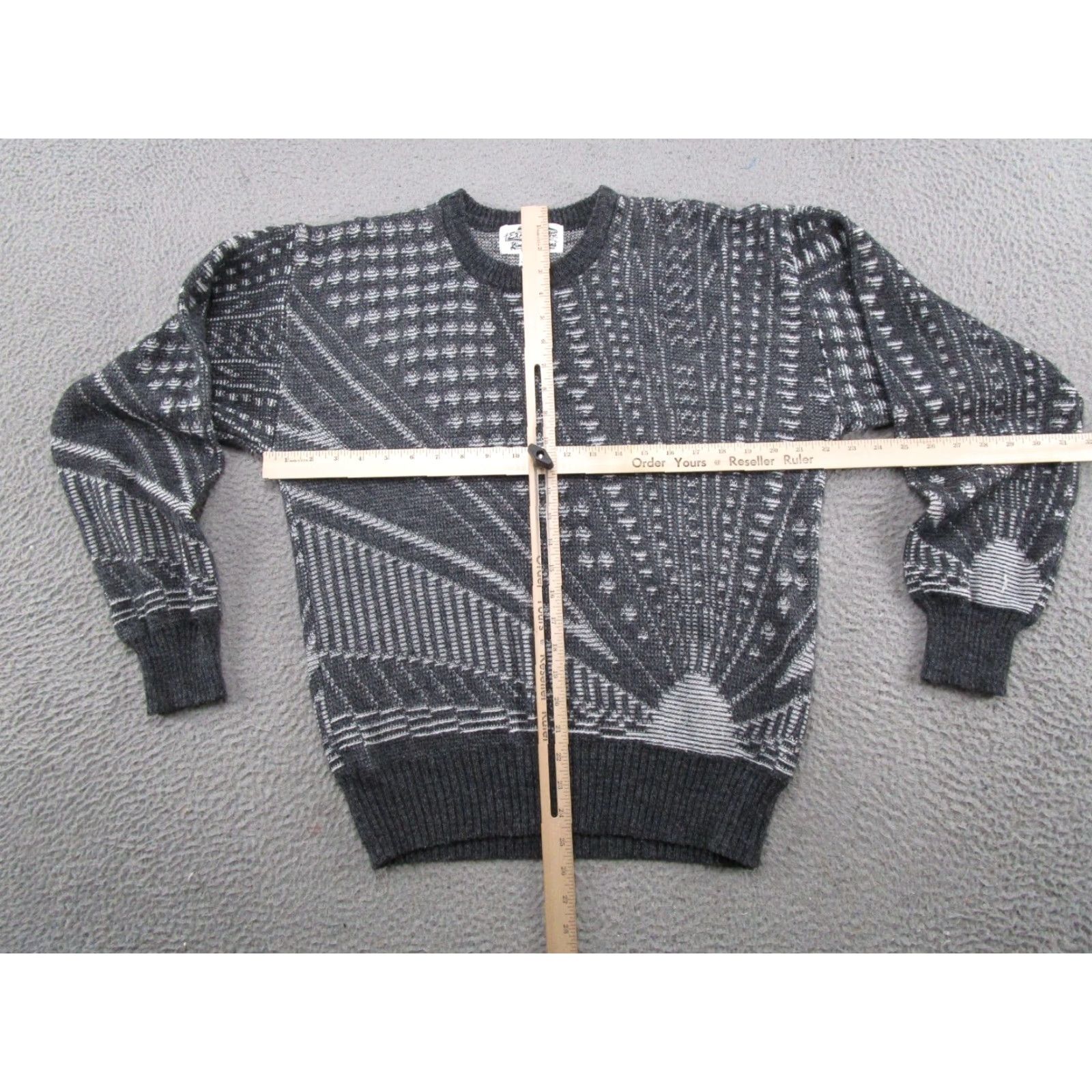 Vintage Vintage Expressions Geometric Knit Pullover Sweater Size M Size US M / EU 48-50 / 2 - 3 Thumbnail