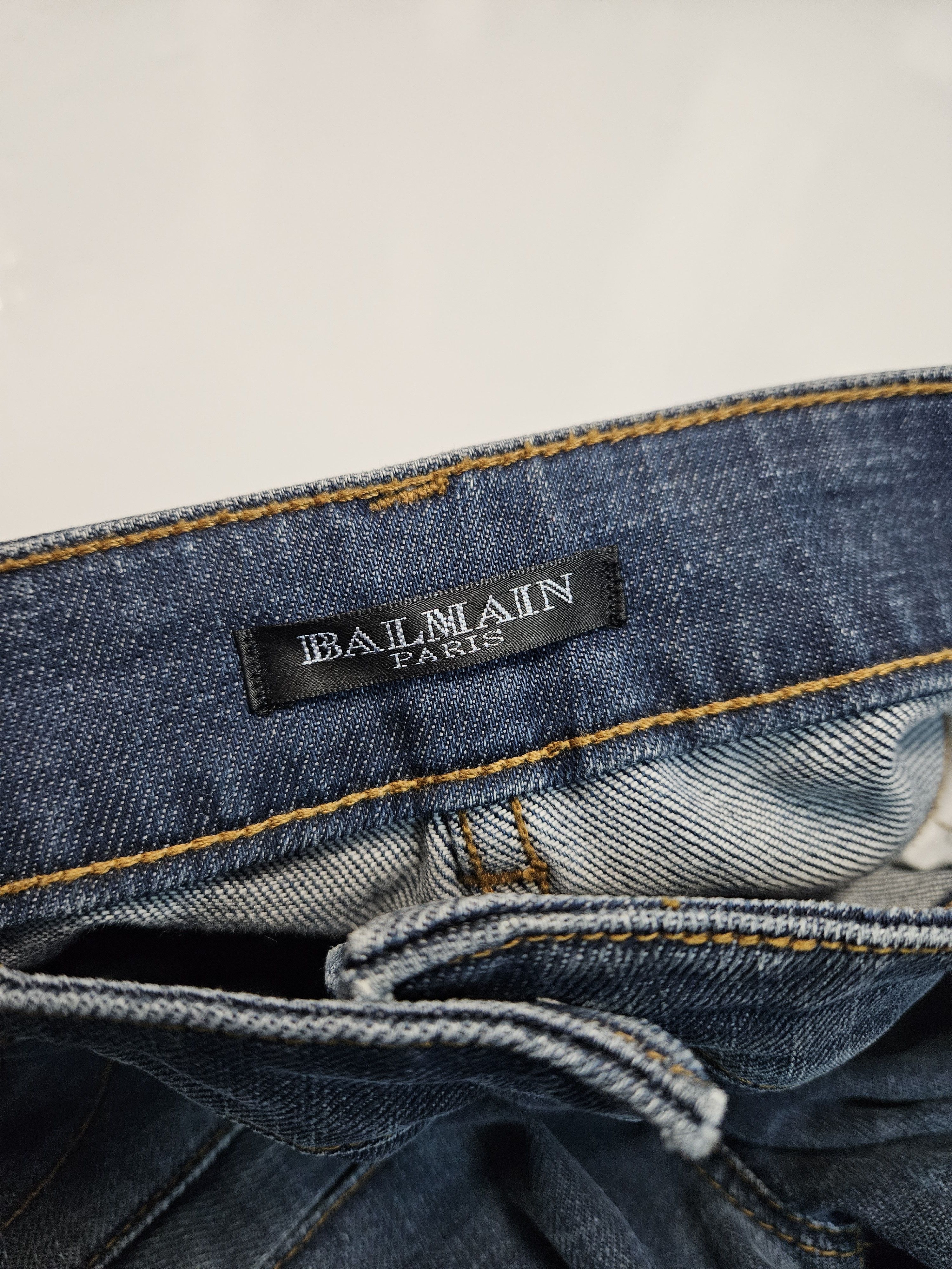 Balmain Y2k Balmain low rise bootcut denim Size 30" / US 8 / IT 44 - 17 Thumbnail